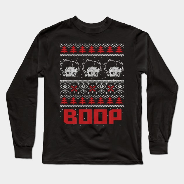 BETTY BOOP - Ugly Christmas sweater Long Sleeve T-Shirt by KERZILLA